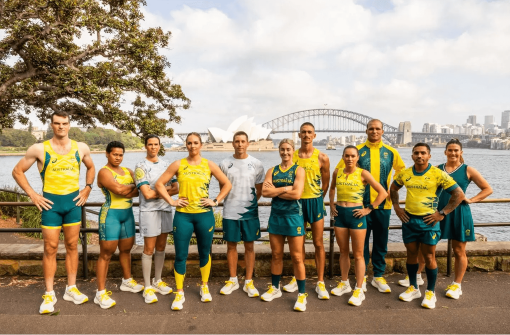 Asics Australian 2024 olympic uniform